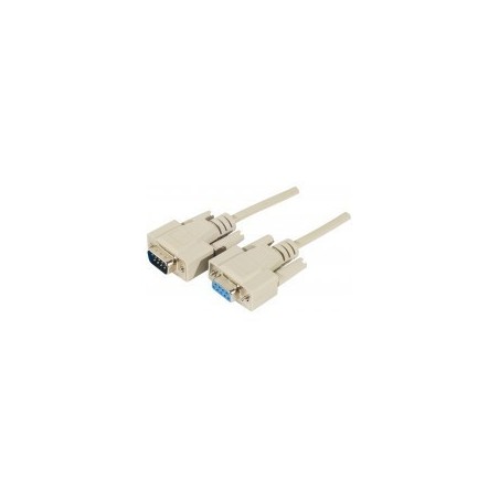 Câble serie DB9 droit M/F