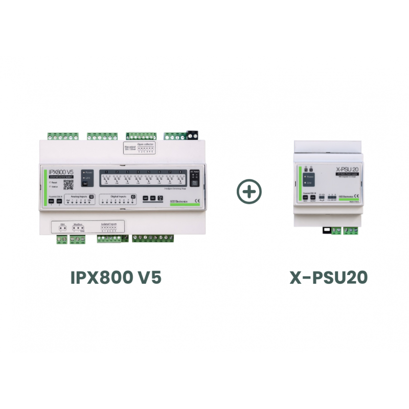 Pack IPX800 V5 + X-PSU20 - Home automation | GCE Electronics