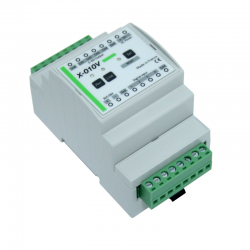X-010V – Extension rail din  4 sorties  0-10V | GCE Electronics
