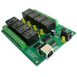 Tarjeta USB, 8 relés PC