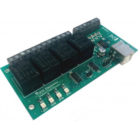 Carte USB-X440 – Interface 4 E / 4 S USB auto-alimentée | GCE Electronics