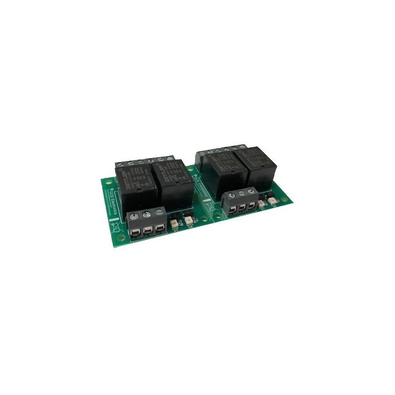 Tarjeta relé 2 X 2 5V para salida colector abierto