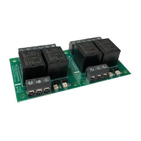 Carte 2 X 2 Relais 5V pour sortie à collecteur ouvert